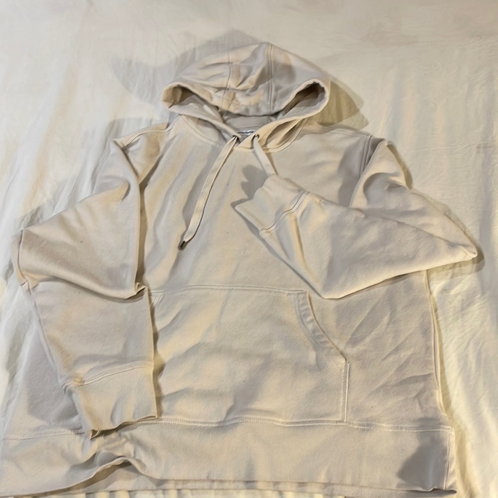 Tan colored hoodie